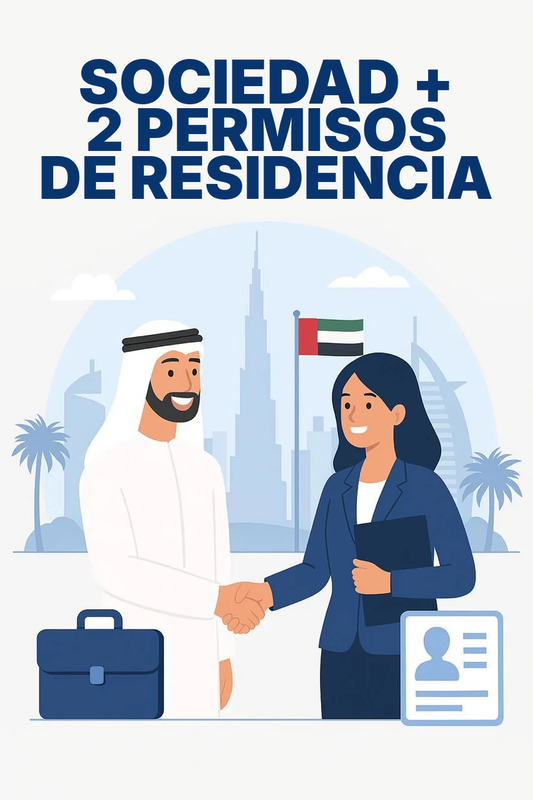 Abrir una empresa en Dubái con dos permisos de residencia